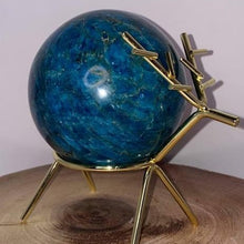 Load image into Gallery viewer, Gold Metal Reindeer - Large Sphere Holders
