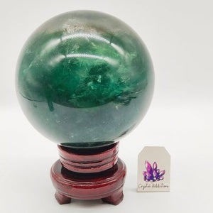 Green Fluorite Sphere # 104