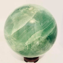 Load image into Gallery viewer, Green Fluorite A Grade Sphere XL #55
