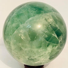 Load image into Gallery viewer, Green Fluorite A Grade Sphere XL #55
