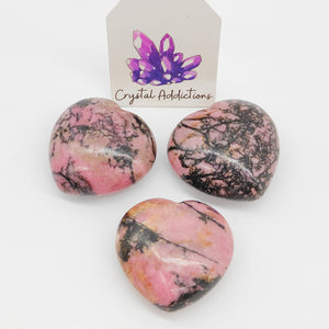 Rhodonite Medium Hearts