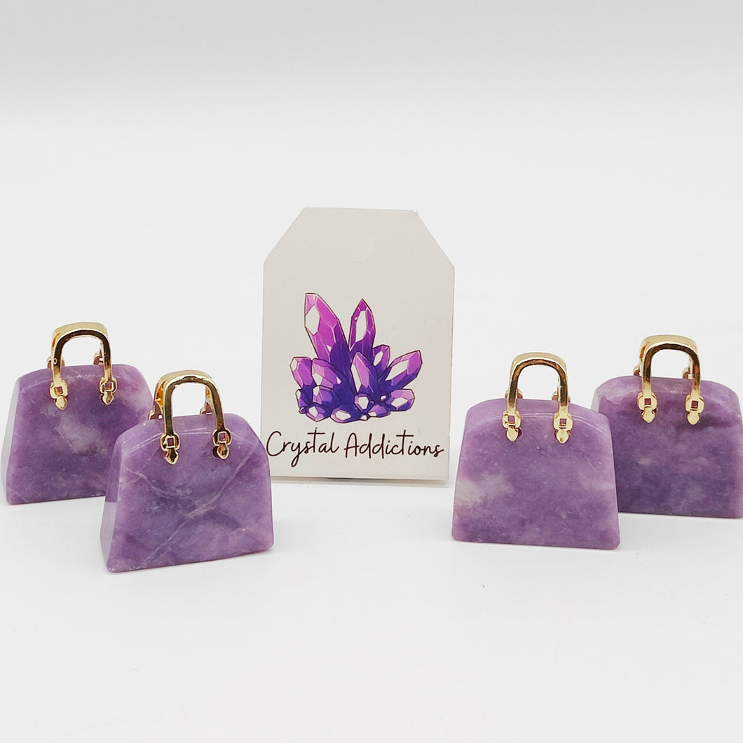 Lepidolite Handbags