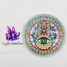 Load image into Gallery viewer, Hamsa Hand Round Magnet
