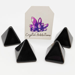 Black Obsidian Pyramid