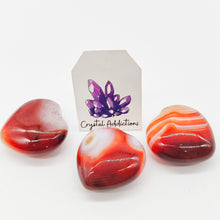 Load image into Gallery viewer, Carnelian Medium Hearts
