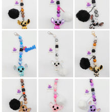 Load image into Gallery viewer, Disco Stitch Beaded Keyrings
