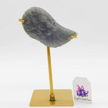Load image into Gallery viewer, Labradorite Wing with Stand  # 49
