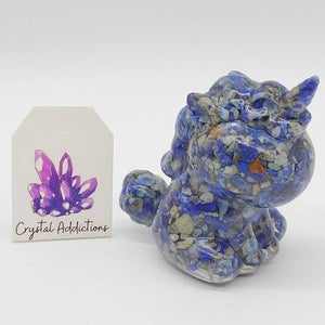 Lapis Lazuli Resin Chip Unicorn # 22