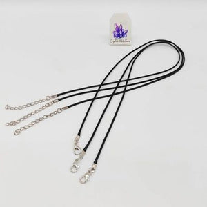 Leather Cord Pendant Necklaces