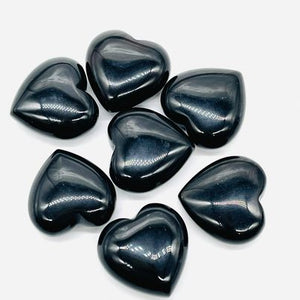 Black Obsidian Medium Hearts