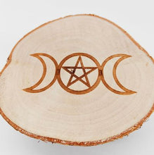 Load image into Gallery viewer, Mini Altar Table - Pentagram + Moon # 20
