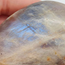 Load image into Gallery viewer, Rainbow Moonstone Palm Stone # 145
