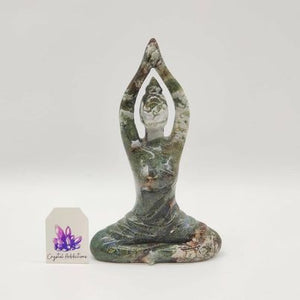 Moss Agate Yoga Goddess # 118