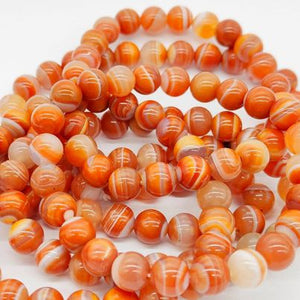 Orange agate shop bracelet