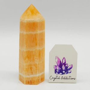 Orange Calcite Point # 184