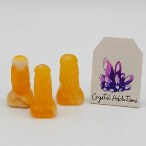 Orange Calcite Detailed Mini Peckers