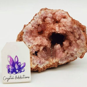 Pink Amethyst Druzy Cluster # 92