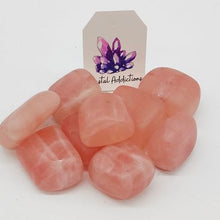 Load image into Gallery viewer, Pink Pistachio Calcite Tumbles
