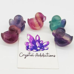 Fluorite Mini Ducks - (x2 variants)