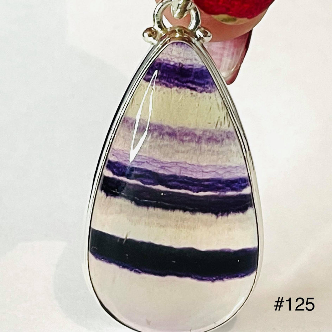 Rainbow Fluorite Pendant # 125