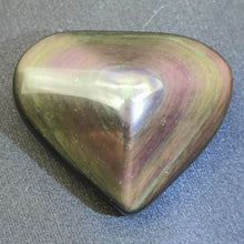 Load image into Gallery viewer, Rainbow Obsidian Heart # 192
