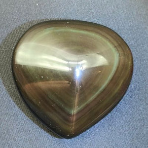 Rainbow Obsidian Heart # 89