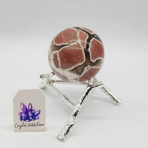 Silver Branch Reversible Sphere Stands