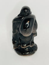 Load image into Gallery viewer, Silver Sheen Obsidian Buddha #120
