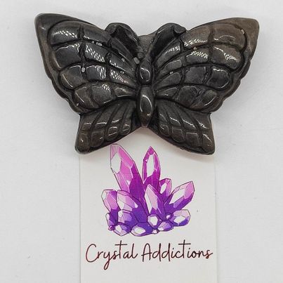 Silver Sheen Obsidian Butterfly # 99