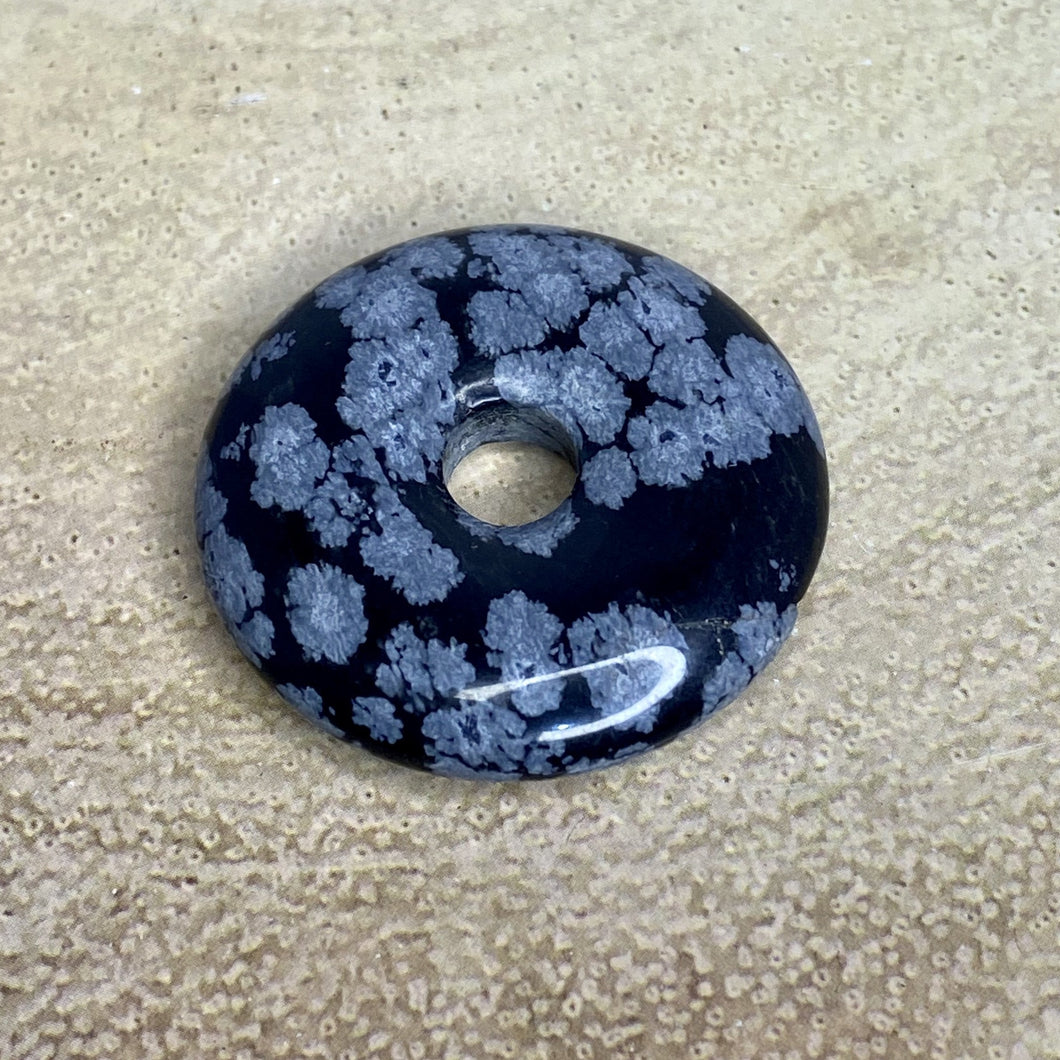 Snowflake Obsidian Donut
