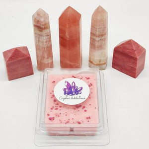 Wax Melts w/Rose Quartz Chips