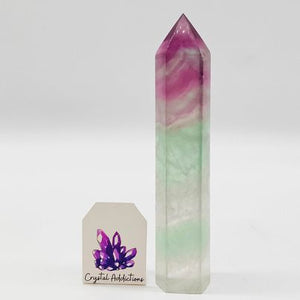 Watermelon Fluorite Point # 9