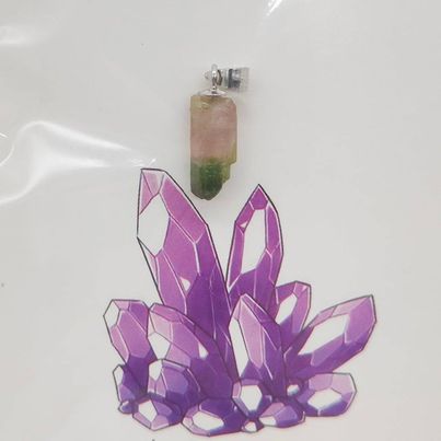 Watermelon Tourmaline Pendant # 16