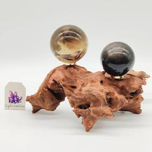 Load image into Gallery viewer, Wooden Branch Sphere Stand # 125
