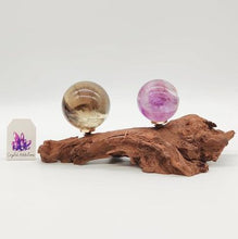 Load image into Gallery viewer, Wooden Branch Sphere Stand # 67
