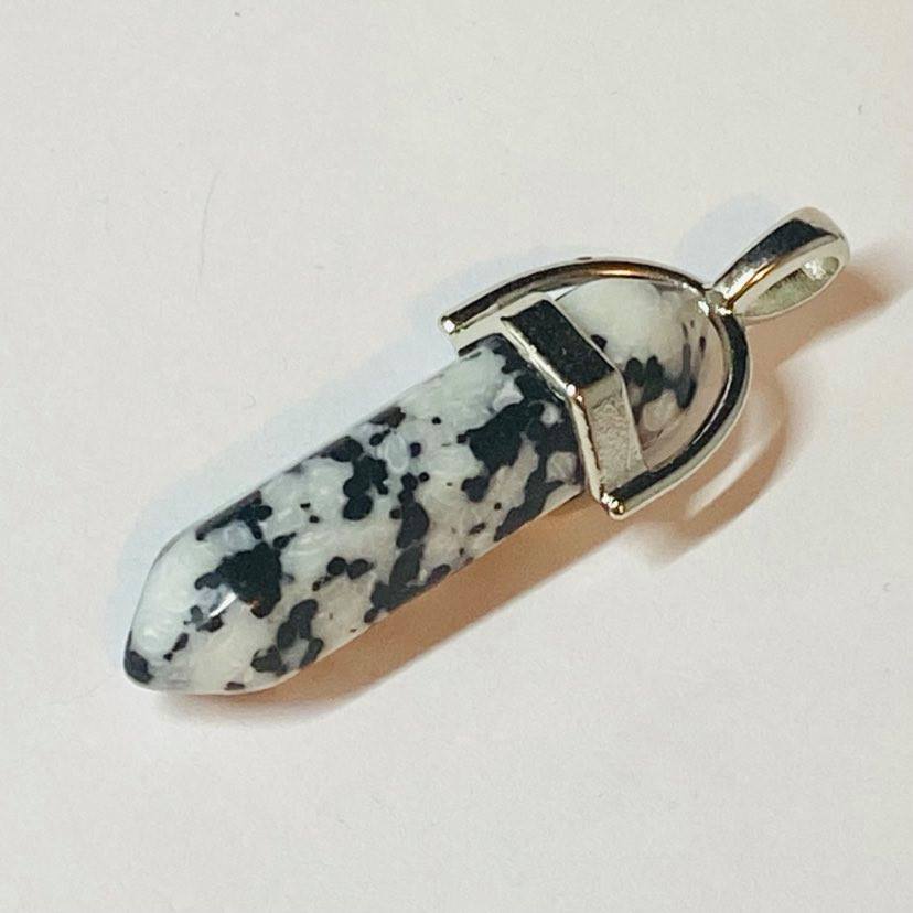 Zebra Jasper D/T Pendant