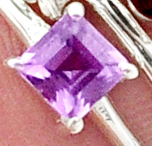 Load image into Gallery viewer, Amethyst Stackable Ring
