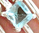 Load image into Gallery viewer, Aquamarine Stackable Ring
