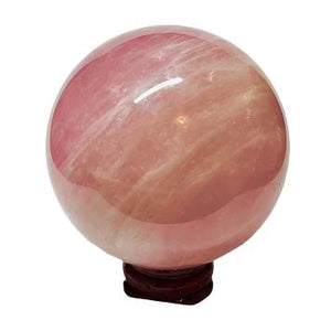 Brazillian Rose Quartz Sphere # 107