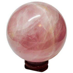 Brazillian Rose Quartz Sphere # 166