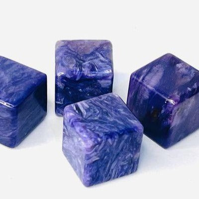 Charoite Polished Cubes