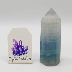 Rainbow Fluorite Point # 181