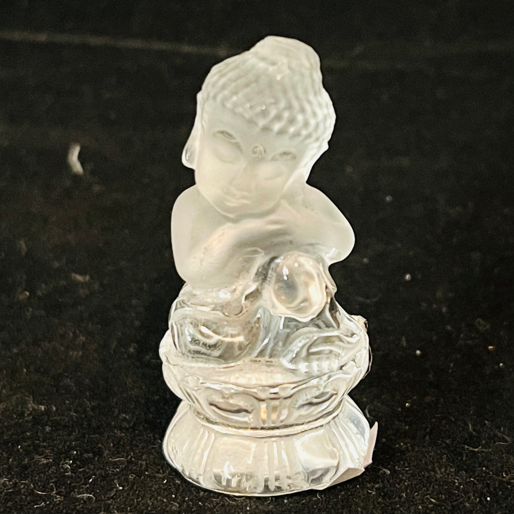 Clear Quartz A Grade Buddha #136