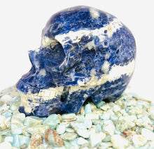 Load image into Gallery viewer, Sodalite Skull #144
