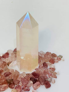 Aura Rose Quartz Point #4