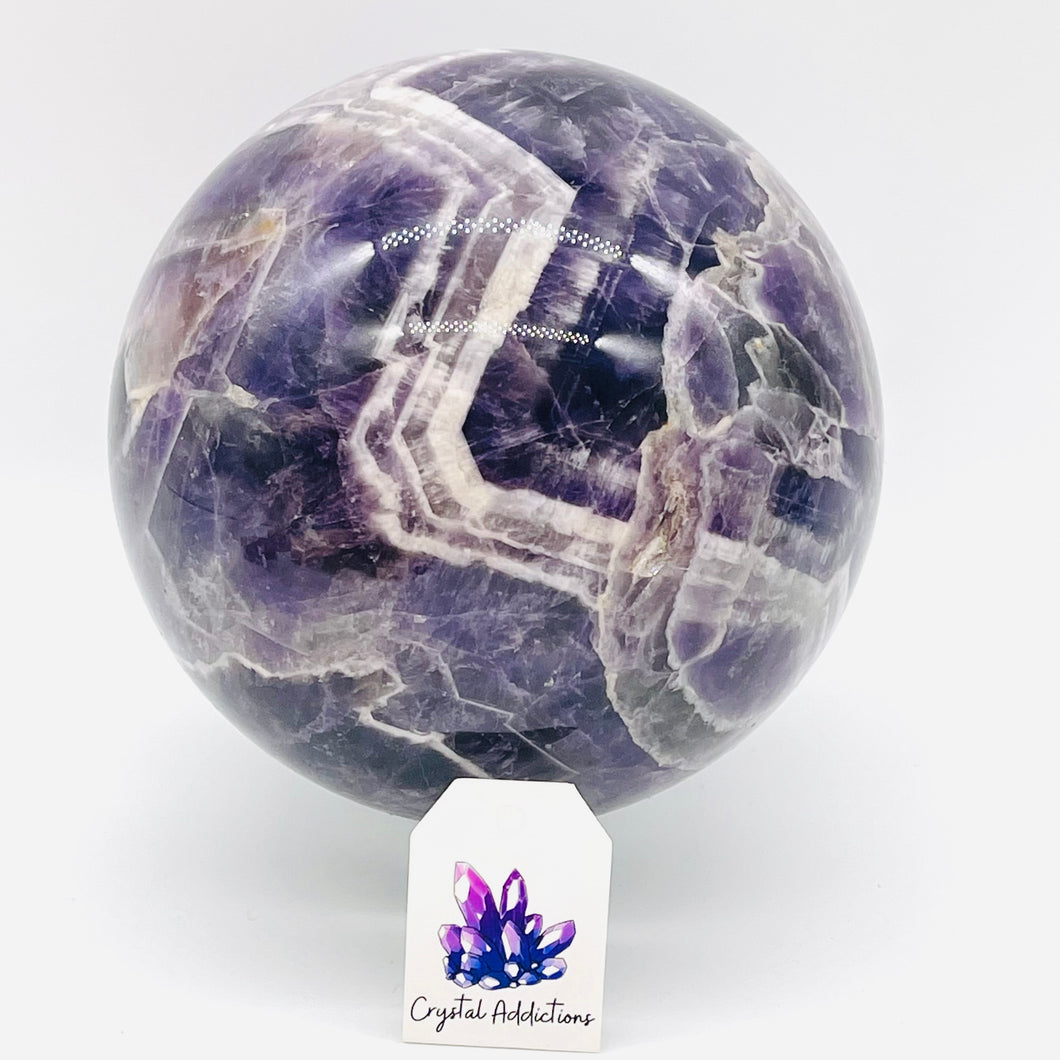 Chevron Amethyst Sphere XL  # 149