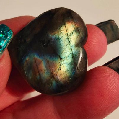 Labradorite Medium Hearts