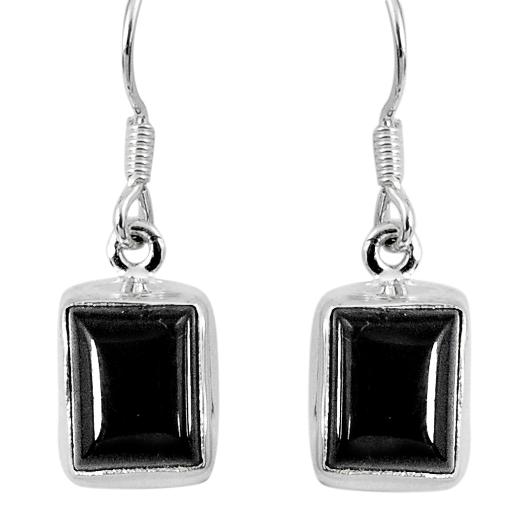 Black Onyx Earrings # 180