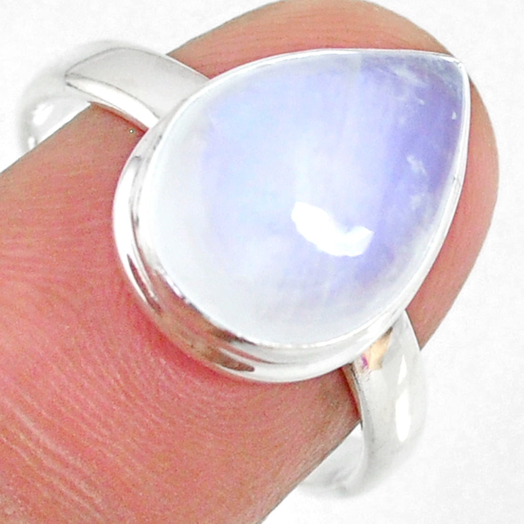 Moonstone Teardrop Ring # 13