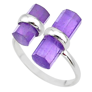 Amethyst Fancy Duo Ring # 24